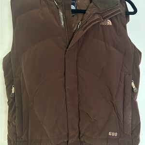 The North Face Brown Puffer Vest